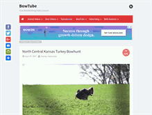 Tablet Screenshot of bowtube.com